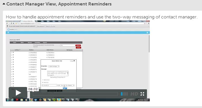 Video Tutorial - Contact Manager