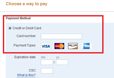 Payment Example